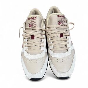 Reebok Classic Beige and White Trainers